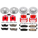 Power Stop 06-10 Jeep Commander Front & Rear Z23 Evolution Sport Brake Kit w/Calipers (1x psbS4998, 1x psbS4990, 1x psbK2219, 1x psbK2221) thumbnail 7