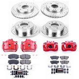 Power Stop 07-10 Hyundai Elantra Front & Rear Z23 Evolution Sport Brake Kit w/Calipers (1x psbS2998, 1x psbK5210, 1x psbK5291, 1x psbS3456) thumbnail 2