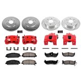 Power Stop 08-10 Infiniti QX56 Front & Rear Z23 Evolution Sport Brake Kit w/Calipers (1x psbK2961, 1x psbS3338, 1x psbS2948, 1x psbK2445) thumbnail 2