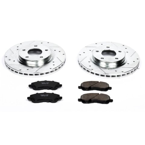 Power Stop 08-16 Mitsubishi Lancer Front & Rear Z23 Evolution Sport Brake Kit w/Calipers (1x psbK1630, 1x psbK3032, 1x psbS5104, 1x psbS5032B) thumbnail 7