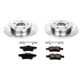 Power Stop 09-10 Mazda 3 Front & Rear Z23 Evolution Sport Brake Kit w/Calipers (1x psbK125, 1x psbS2942B, 1x psbK129, 1x psbS2954A) thumbnail 6