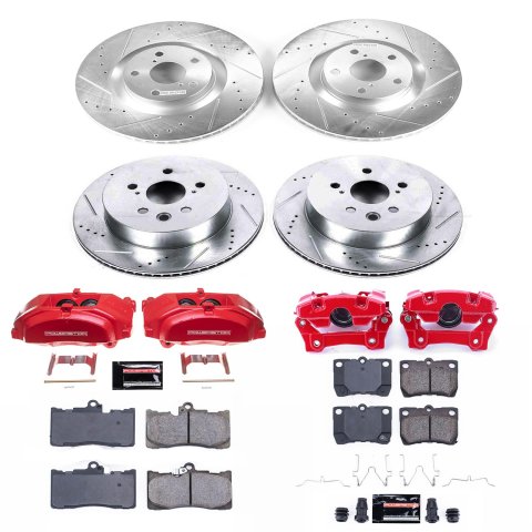Power Stop 09-11 Lexus GS350 Front & Rear Z23 Evolution Sport Brake Kit w/Calipers (1x psbS3336, 1x psbK2977, 1x psbK5868, 1x psbS3312) thumbnail 5