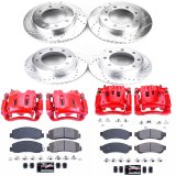 Power Stop 10-11 Ford F-250 Super Duty Front & Rear Z23 Evolution Kit w/Cals (Bundled Kit) thumbnail 4