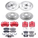 Power Stop 10-11 Honda Accord Crosstour Front & Rear Z23 Evolution Sport Brake Kit w/Calipers (1x psbS2958, 1x psbK5859, 1x psbS6886, 1x psbK228) thumbnail 4