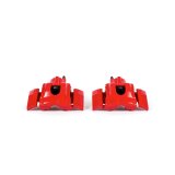PowerStop Z23 Evolution Sport Brake Upgrade Kits with Calipers for 2010-2017 EXPEDITION, NAVIGATOR - KC5577 Rotors, Pads, Red Calipers, Drilled/Slotted Rotors, Z-23 Pads, Front/Rear, Ford, Lincoln, Kit thumbnail 9