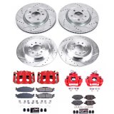 Power Stop 11-12 Lincoln MKS Front & Rear Z23 Evolution Sport Brake Kit w/Calipers (1x psbK4744, 1x psbS5214, 1x psbS5212, 1x psbK5583) thumbnail 7