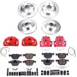 Power Stop 11-13 BMW 335i xDrive Front & Rear Z23 Evolution Sport Brake Kit w/Calipers (1x psbK6058, 1x psbS3328, 1x psbK5982, 1x psbS3334) thumbnail 7
