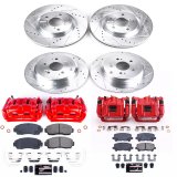 Power Stop 11-14 Honda Odyssey Front & Rear Z23 Evolution Sport Brake Kit w/Calipers (1x psbK5857, 1x psbK4685, 1x psbS6446, 1x psbS6448) thumbnail 4