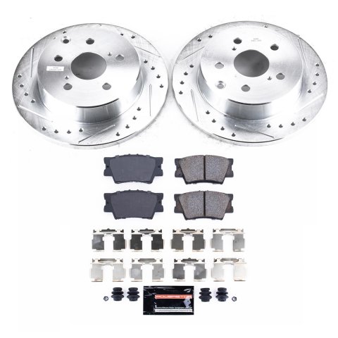 Power Stop 11-16 Toyota RAV4 Front & Rear Z23 Evolution Sport Brake Kit w/Calipers (1x psbS3196A, 1x psbS7049, 1x psbK258, 1x psbK4671) thumbnail 4