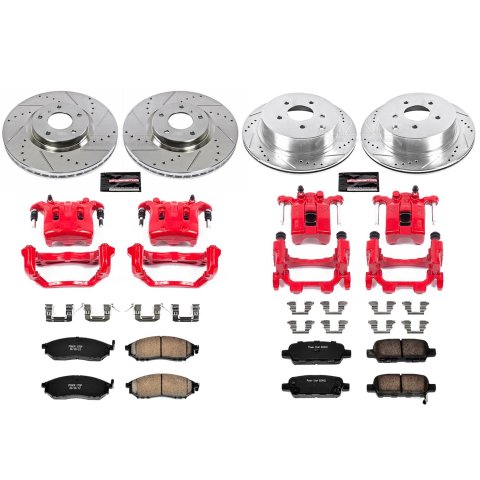 Power Stop 12-13 Infiniti M35h Front & Rear Z23 Evolution Sport Brake Kit w/Calipers (1x psbK112, 1x psbS6036, 1x psbK2427, 1x psbS2870B) thumbnail 7