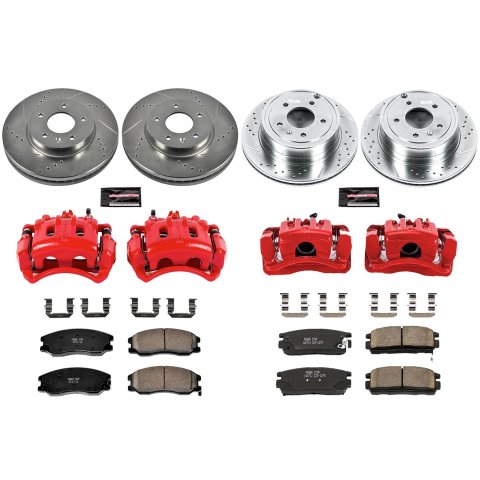 Power Stop 12-15 Chevrolet Captiva Sport Front & Rear Z23 Evolution Sport Brake Kit w/Calipers (1x psbS5056, 1x psbK2092, 1x psbK2090, 1x psbS5040) thumbnail 8