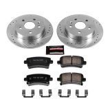 PowerStop Z23 Evolution Sport Brake Upgrade Kits with Calipers KC5523 Disc Kit, Upgrade, Front and Rear, Cross-Drilled/Slotted Surface, Buick, Chevrolet, Saab, Kit thumbnail 6