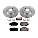 PowerStop Z23 Evolution Sport Brake Upgrade Kits with Calipers KC5523 Disc Kit, Upgrade, Front and Rear, Cross-Drilled/Slotted Surface, Buick, Chevrolet, Saab, Kit thumbnail 7