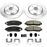 Power Stop 16-17 Honda Pilot Front & Rear Z23 Evolution Sport Brake Kit w/Calipers (1x psbK7352, 1x psbS7142, 1x psbS3826A, 1x psbK7727) thumbnail 4