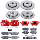 Power Stop 16-19 Jeep Grand Cherokee Front & Rear Z23 Evolution Sport Brake Kit w/Calipers (1x psbK5953, 1x psbS5296A, 1x psbS5420, 1x psbK7133) thumbnail 5