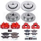 Power Stop 17-19 Jeep Grand Cherokee Front & Rear Z23 Evolution Sport Brake Kit w/Calipers (1x psbK5950, 1x psbK7412, 1x psbS5300, 1x psbS5296) thumbnail 2