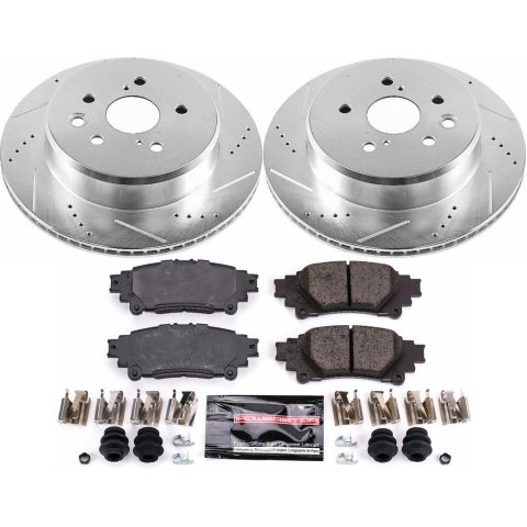 Power Stop 13-19 Lexus GS350 Front & Rear Z23 Evolution Sport Brake Kit w/Calipers (1x psbS3336, 1x psbK6514, 1x psbK6355, 1x psbS7140) thumbnail 3