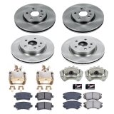 Power Stop 10-11 Saab 9-5 Front & Rear Autospecialty Kit w/Cals (Bundled Kit) thumbnail 2