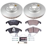 PowerStop Euro-Stop Brake Kits for 2010-2016 E350, 2013-2016 E400 - ESK7616 Rotors/Pads, Euro-Stop, ECE-R90 Semi-Metallic Pads, Iron Rotors, Geomet Coated, Smooth, Front and Rear, Mercedes-Benz, Set thumbnail 5