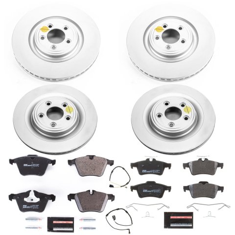 Power Stop 10-15 Jaguar XF Front & Rear Euro-Stop Brake Kit (1x psbESK6279, 1x psbESK6282) thumbnail 5