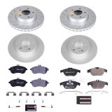 Power Stop 08-12 Mercedes-Benz C300 Front & Rear Euro-Stop Brake Kit (1x psbESK5625, 1x psbESK7766) thumbnail 6