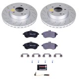 Power Stop 08-12 Mercedes-Benz C300 Front & Rear Euro-Stop Brake Kit (1x psbESK5625, 1x psbESK7766) thumbnail 9
