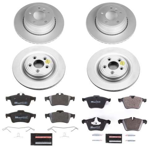 Power Stop 07-08 Jaguar S-Type Front & Rear Euro-Stop Brake Kit (1x psbESK4612, 1x psbESK5638) thumbnail 5