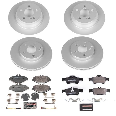 Power Stop 03-09 Mercedes-Benz E320 Sedan Front & Rear Euro-Stop Brake Kit (1x psbESK5320, 1x psbESK5325A) thumbnail 6