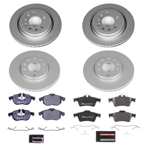 Power Stop 2008 Saab 9-3 Front & Rear Euro-Stop Brake Kit (1x psbESK5698, 1x psbESK978) thumbnail 6
