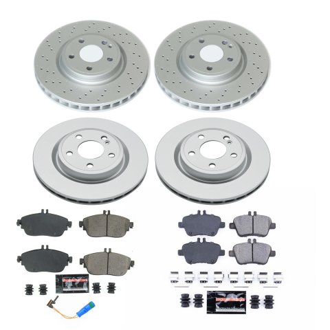 Power Stop 18-19 Mercedes-Benz CLA250 Front & Rear Z17 Evolution Geomet Coated Brake Kit (1x psbCRK8266, 1x psbCRK7378) thumbnail 4