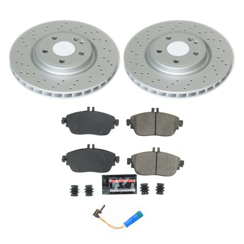 Power Stop 18-19 Mercedes-Benz CLA250 Front & Rear Z17 Evolution Geomet Coated Brake Kit (1x psbCRK8266, 1x psbCRK7378) thumbnail 7