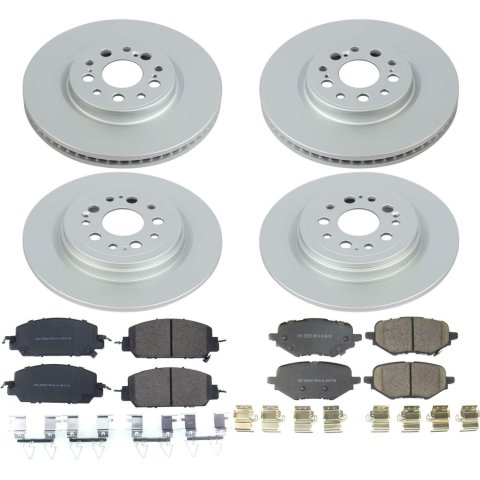 Power Stop 17-19 Honda Clarity Front & Rear Z17 Evolution Geomet Coated Brake Kit (1x psbCRK8296, 1x psbCRK8295) thumbnail 5