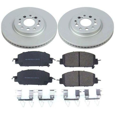 Power Stop 17-19 Honda Clarity Front & Rear Z17 Evolution Geomet Coated Brake Kit (1x psbCRK8296, 1x psbCRK8295) thumbnail 9