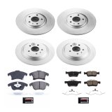 Power Stop 2020 Ford Fusion Front & Rear Z17 Evolution Geomet Coated Brake Kit (1x psbCRK7723, 1x psbCRK6816) thumbnail 4