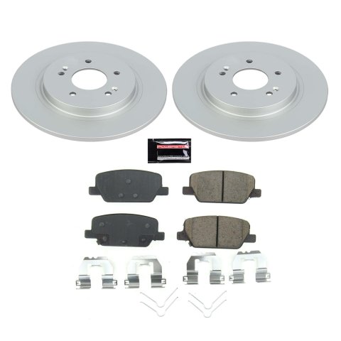 Power Stop 2019 Hyundai Santa Fe Front & Rear Z17 Evolution Geomet Coated Brake Kit (1x psbCRK8309, 1x psbCRK8310) thumbnail 8