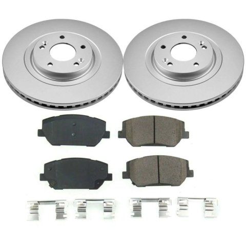 Power Stop 2019 Hyundai Santa Fe Front & Rear Z17 Evolution Geomet Coated Brake Kit (1x psbCRK8309, 1x psbCRK8310) thumbnail 9