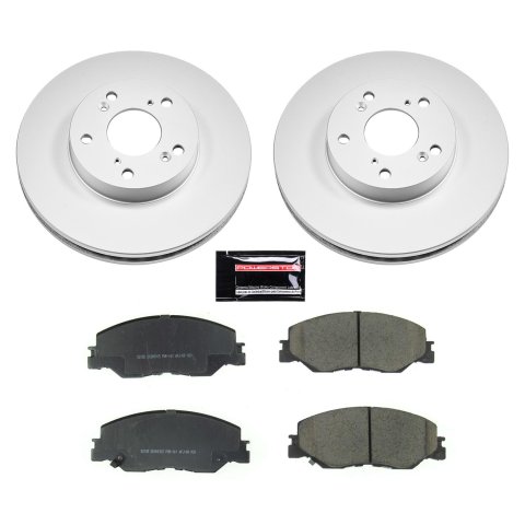 Power Stop 2019 Honda Insight Front & Rear Z17 Evolution Geomet Coated Brake Kit (1x psbCRK8330, 1x psbCRK8318) thumbnail 6