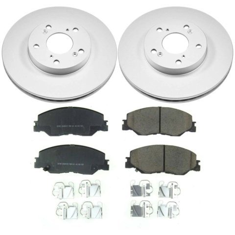 Power Stop 2019 Honda Insight Front & Rear Z17 Evolution Geomet Coated Brake Kit (1x psbCRK8330, 1x psbCRK8318) thumbnail 7