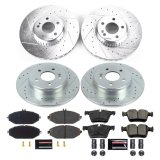 Power Stop 17-18 Mercedes-Benz C300 Front & Rear Z23 Evolution Sport Brake Kit (1x psbK7963, 1x psbK8152) thumbnail 9
