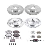 Power Stop 14-19 Ford Fiesta Front & Rear Z26 Street Warrior Brake Kit (1x psbK6818-26, 1x psbK1363-26) thumbnail 5
