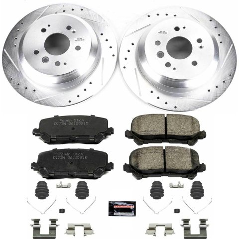 Power Stop 19-20 Honda Passport Front & Rear Z23 Evolution Sport Brake Kit (1x psbK6959, 1x psbK7727) thumbnail 8