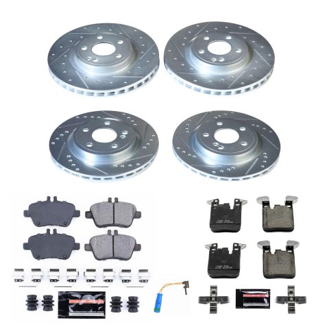 Power Stop 18-19 Mercedes-Benz CLA250 Front & Rear Z23 Evolution Sport Brake Kit (1x psbK8266, 1x psbK7378) thumbnail 9