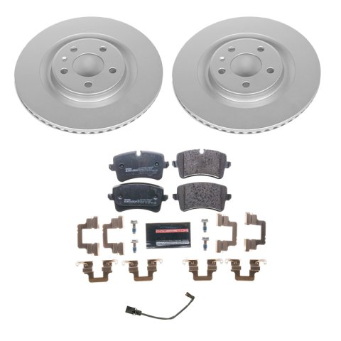 Power Stop 14-18 Audi A6 Front & Rear Euro-Stop Brake Kit (1x psbESK6140, 1x psbESK6139) thumbnail 8