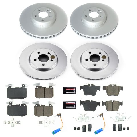 Power Stop 2019 Mercedes-Benz GLC300 Front & Rear Z17 Evolution Geomet Coated Brake Kit (1x psbCRK7990, 1x psbCRK8322) thumbnail 4