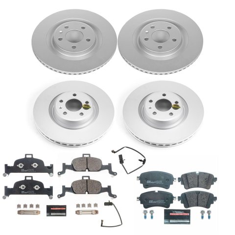 Power Stop 17-19 Audi A4 Front & Rear Euro-Stop Brake Kit (1x psbESK7431, 1x psbESK7648) thumbnail 5