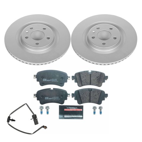 Power Stop 17-19 Audi A4 Front & Rear Euro-Stop Brake Kit (1x psbESK7431, 1x psbESK7648) thumbnail 8