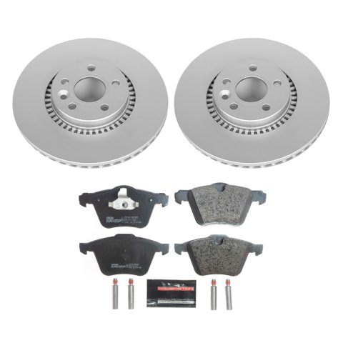 Power Stop 17-18 Volvo S60 Front & Rear Euro-Stop Brake Kit (1x psbESK4704, 1x psbESK4698A) thumbnail 3