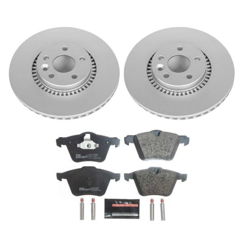 Power Stop 17-18 Volvo S60 Front & Rear Euro-Stop Brake Kit (1x psbESK4704, 1x psbESK4698A) thumbnail 5