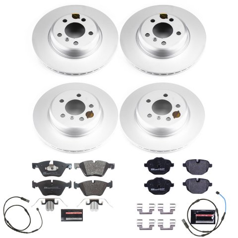 Power Stop 11-16 BMW 528i Front & Rear Euro-Stop Brake Kit (1x psbESK6034, 1x psbESK6032) thumbnail 5
