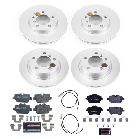 Power Stop 11-16 Mini Cooper Countryman Front & Rear Euro-Stop Brake Kit (1x psbESK6662, 1x psbESK6664) thumbnail 5